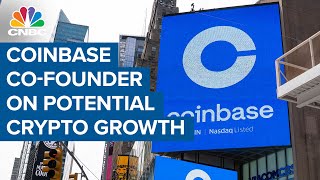 Coinbase cofounder on the potential for cryptocurrency to grow [upl. by Lory914]