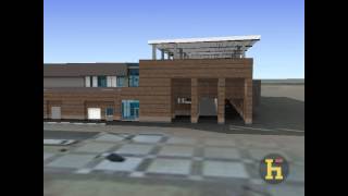 BIM 4D Animated Construction Sequence [upl. by Mozza]