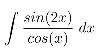 Integral of sin2xcosx trigonometric identity [upl. by Yrhcaz]