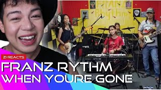 FRANZ RYTHM WHEN YOURE GONE REACTION WITH ​⁠KarenYoung22  ZI REACTS  P PRODUCTION [upl. by Caton17]