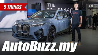 2023 BMW iX M60  Mbadged EV SUV with 619 hp from RM631k  AutoBuzz [upl. by Anay]