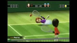 Wii Tennis double Mii Nada Encode 541 06 May 2024 [upl. by Afinom909]