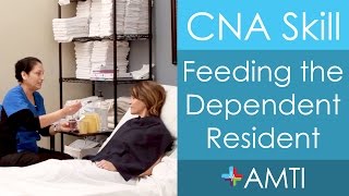 CNA Skill Feeding the Dependent Resident [upl. by Yrogiarc]