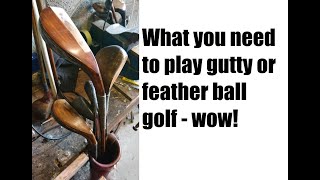 Whats In The Bag   for late 1800s Gutty Golf [upl. by Leirbag661]