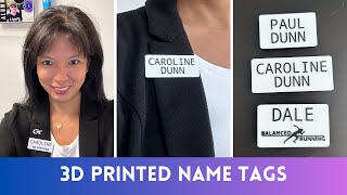 How to 3D Print Name Tags with Bambu Labs AMS [upl. by Agnes]