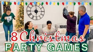 8 CHRISTMAS PARTY GAMES you should try this HOLIDAY SEASON Minute to Win It [upl. by Asta]