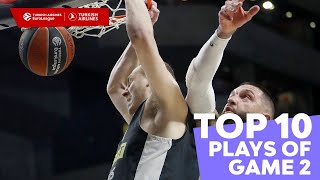 Top 10 Plays  Playoffs Game 2  202223 Turkish Airlines EuroLeague [upl. by Haelem]