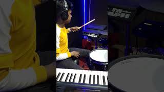 urvasi urvasi Sajan cover keyboard and drums together arrehman8bp ARRahman sir rolandvdrums [upl. by Onitselec]