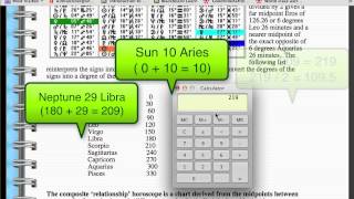 Midpoint Astrology  How to find midpoints in your chart [upl. by Tiat]