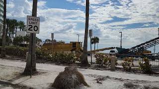 Clearwater Beach Sand piles on S Gulfviee [upl. by Acirretahs]