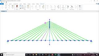 11 Cable Stayed Bridge part 2 Staged Analysis [upl. by Adian]