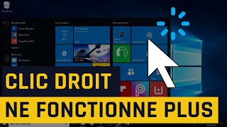 Clic droit ne fonctionne plus sous Windows 781011 [upl. by Uhile]