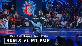 Rubix vs MT Pop FINAL  stance x Red Bull Dance Your Style World Final 2024 Mumbai [upl. by Donnie]