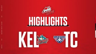 Kelowna Rockets at TriCity Americans 32  WHL Highlights 202324 [upl. by Aivilo]