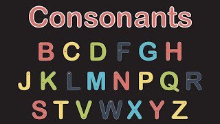 Consonants and Vowels [upl. by Beau]