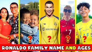 Cristiano Ronaldo Family Real Name And Ages 2024 [upl. by Rainwater]