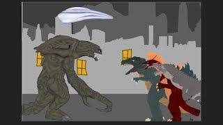 orga vs titanosaurus vs gorosaurus vs zilla dc2 epic battle reload [upl. by Geldens]