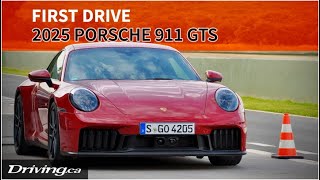 2025 Porsche 911 Carrera 4 GTS  First Drive  Drivingca [upl. by Volnay759]