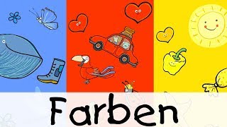 💡 Farben  Kinderlieder zum Lernen [upl. by Cruce]