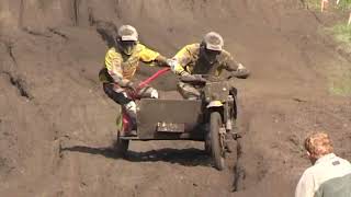 Motocross sidecar World championship Netherlands GP 2001 Oss 1st race [upl. by Qerat]