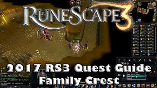 RS3 Quest Guide  Family Crest  Get your Smelting Gauntlets [upl. by Leary]