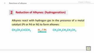 Organic Chemistry  U4L2  Reactions of alkynes 1 [upl. by Marena]