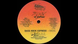 MC Ade  Bass Rock Express vocal 4 Sight records 1985 [upl. by Ittam]