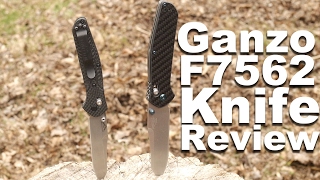 Ganzo F7562 Knife Review With Benchmade 940 Comparison [upl. by Kcirddahc]