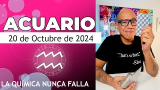 ACUARIO  Horóscopo de hoy 20 de Octubre 2024 [upl. by Nnovahs]