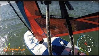 WINDFOILING ON THE SLINGSHOT WIZARD [upl. by Oballa]