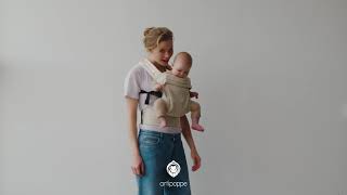 Artipoppe Zeitgeist Baby Carrier Front Carry Facing Out [upl. by Byrd699]