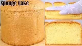 Vanilla Sponge Cake  How to Make Sponge cake  Easy Basic Cake Recipe [upl. by Nylasej573]