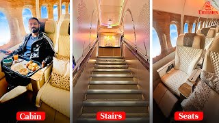 Unboxing Emirates A380 PREMIUM ECONOMY Experience with Luxury Dining [upl. by Lejeune]