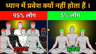 How To Do Meditation For Beginners  ध्यान क्यों नहीं लगता  ध्यान में मन क्यों नहीं लगता [upl. by Anrym]