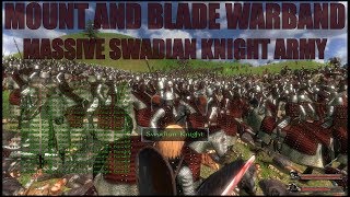 Epic Massive OP Swadian Knight Army In Mount and Blade Warband [upl. by Celinda]