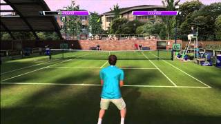 Virtua Tennis 4  Gael Monfils vs Roger Federer [upl. by Kingston]