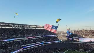 Army Navy Game 2022 Navy Seals parachute team [upl. by Teik451]