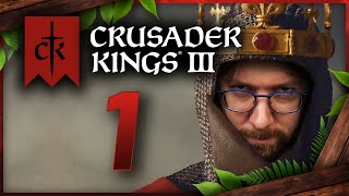 VOD 1 La vraie COUSINADE commence  Campagne solo sur Crusader Kings 3 [upl. by Hassadah48]