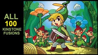 The Legend Of Zelda The Minish Cap  All 100 Kinstone Fusions [upl. by Miehar]