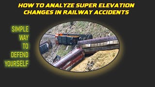 ANALYZING CANT VARIATIONS IN CASE OF DERAILMENTS [upl. by Nettirb]