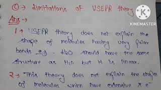 VSEPR THEORY and Limitations [upl. by Ydualc453]