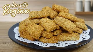 BISCOTTI REGINA  CROCCANTE TRADIZIONE SICILIANA [upl. by Yelyr]