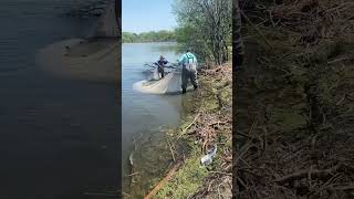 Classes Got To Learn How To Use A Seine Net As Part Of A Lake Restoration [upl. by Cybil]