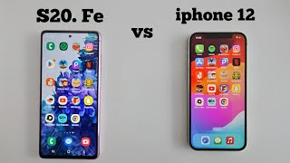 Samsung S20 Fe vs iphone 12 Speed Test  in 2024 [upl. by Delores]