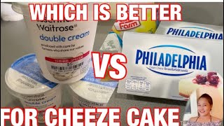 DOUBLE CREAM CHEESE Vs PHILADELPHIA CREAM CHEESE [upl. by Rosenwald16]