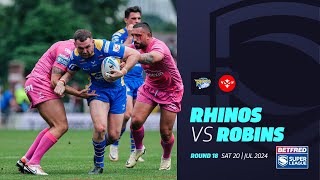 Highlights  Leeds Rhinos v Hull KR  2024 Betfred Super League Round 18 [upl. by Norreg]