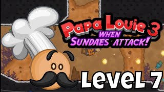 Papa Louie When Sundaes Attack Level 7 [upl. by Gemoets611]