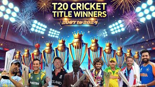 ICC Mens T20 World Cup Title Winners 2007 2024  Current affairs  Interesting facts  Infopix [upl. by Amikat798]