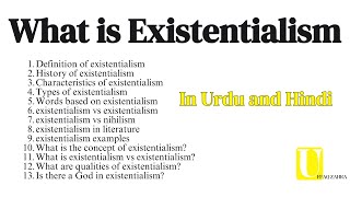 What is Existentialism Characteristics  existentialism vs absurdism  Existentialism vs nihilism [upl. by Krysta]