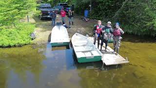 FISHING POURVOIRIE JODOIN IN QUEBEC [upl. by Ardin123]